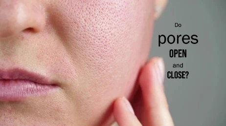 Do pores open and close?
