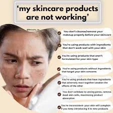 Why skincare products don't work