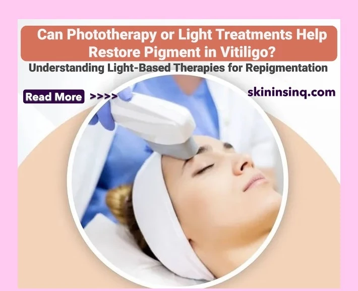 Can Phototherapy or Light Treatments Help Restore Pigment in Vitiligo? Understanding Light-Based Therapies for Repigmentation