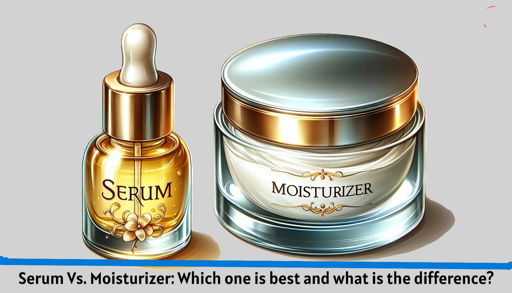 What is the difference between a serum and a moisturizer?